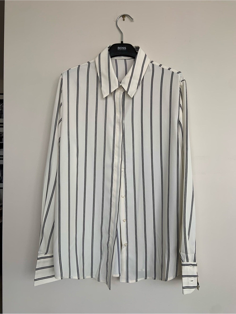 Mango stripped button down